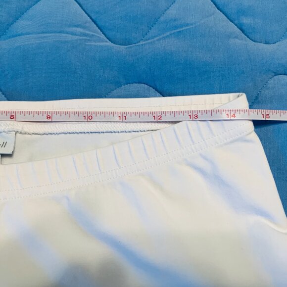 J Jill White Stretch Capris Leggings Size M - Picture 5 of 8